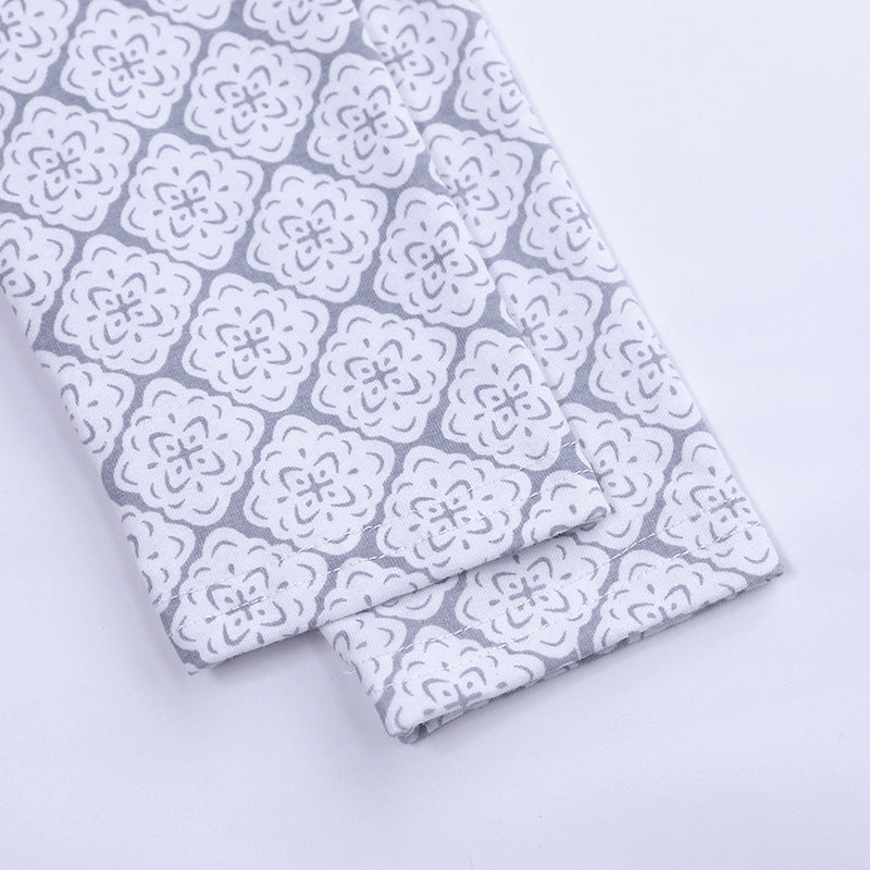 Kid Baby Girl Christmas Long Sleeve Elk Striped Suits 2 Pcs Set