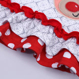 Kid Baby Girl Christmas Long Sleeve Elk Striped Suits 2 Pcs Set