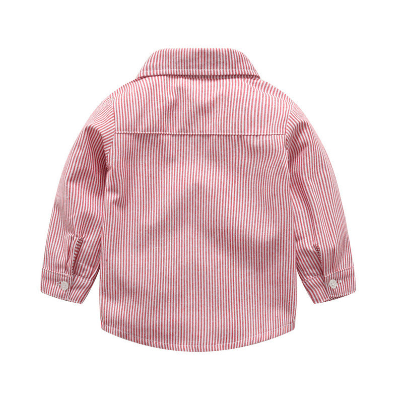 Striped Long-sleeved Baby Boy Set 2 Pcs suits