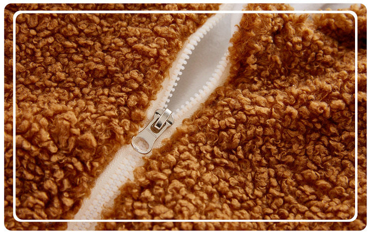 Baby Boy Warm Hazel Baby Onesie Plus Fleece Climbing Rompers