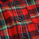 Baby Boy Set suits Red Plaid Long-sleeved Christmas 2 Pcs