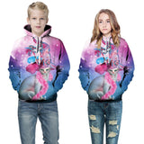 Kid Boy Girl Autumn Winter 3D Print Fashion Hoodie