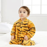 Spring Autumn Flannel Baby Romper One Pieces Pajamas
