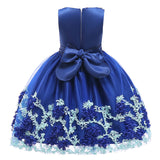 Kid Baby Girl Ins Flower Christmas Party Dresses