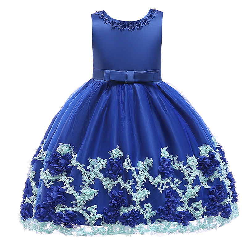 Kid Baby Girl Ins Flower Christmas Party Dresses