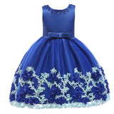 Kid Baby Girl Ins Flower Christmas Party Dresses