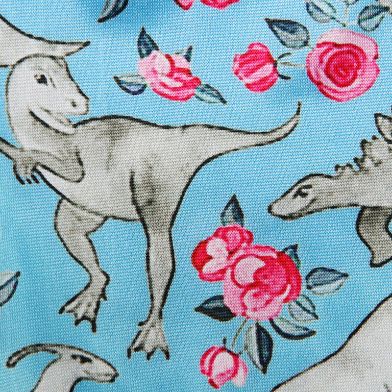 Family Matching Mother-daughter Dinosaur Flower Pattern Casual Pants
