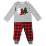 Kids Boys Christmas Tree Cotton Cute Suit 2 Pcs