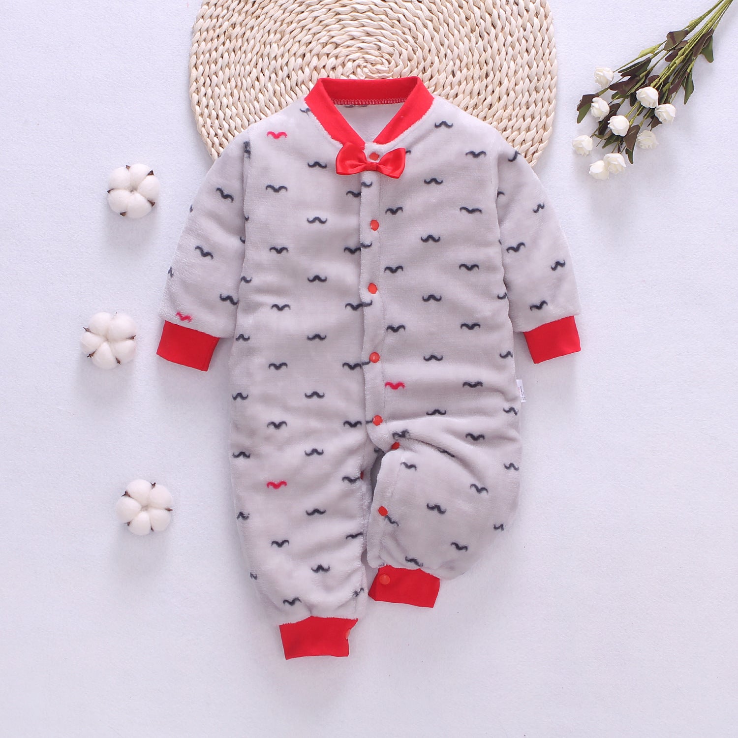Thickened Baby Flannel Romper