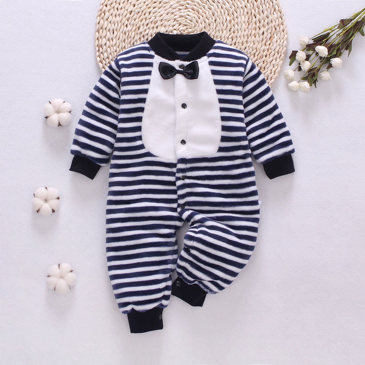 Thickened Baby Flannel Romper