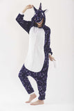 Family Matching Cartoon Animal One Piece Tianma Unicorn Pajamas