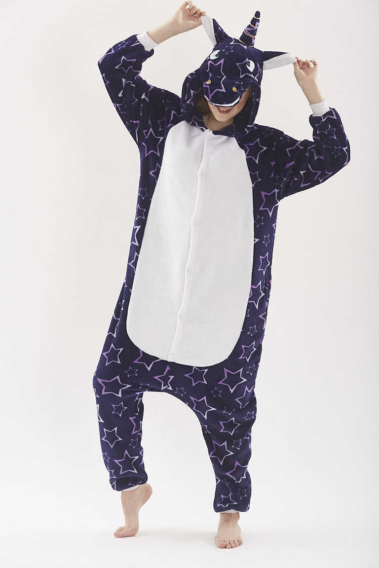 Family Matching Cartoon Animal One Piece Tianma Unicorn Pajamas