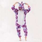 Family Matching Flannel Cartoon Animal One-piece Pajamas