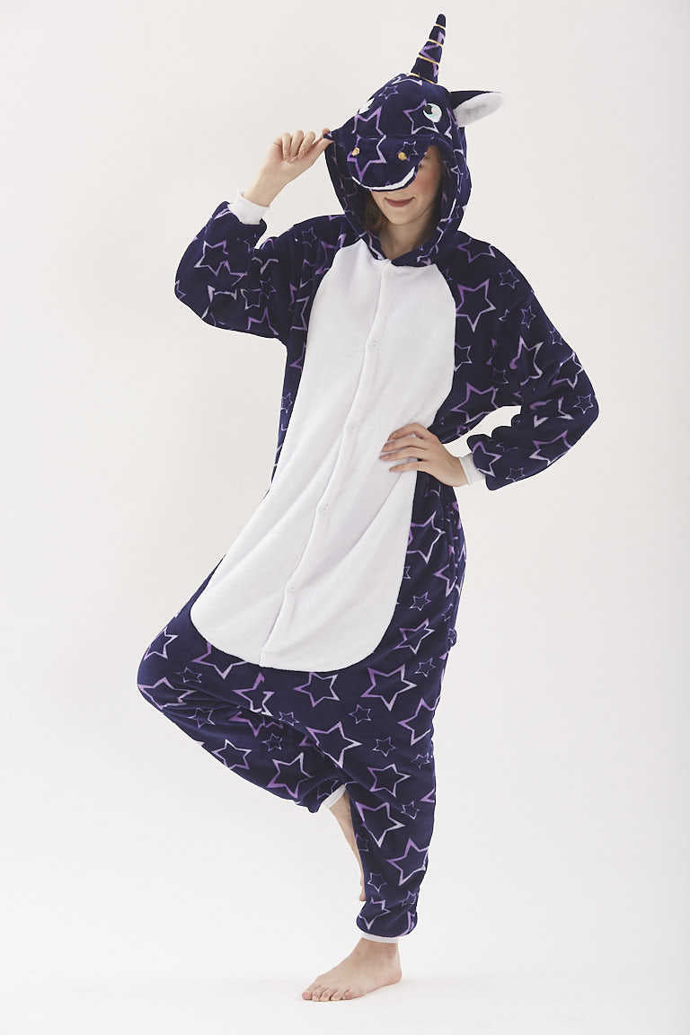 Family Matching Cartoon Animal One Piece Tianma Unicorn Pajamas