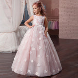 Kid Girl Wedding Evening Long Party Princess Teenage Vestidos Dresses