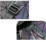 Kid Glow In Dark Backpacks Universal Magic Geometric Diamond Bags