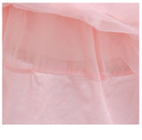 Kid Girls Pompadour Christmas Evening Princess Long Dresses