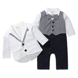 Baby Onesie Spring Autumn New Climbing Suit Gentleman Rompers