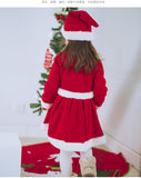 Kid Baby Girl Christmas Santa Claus Suits 2 Pcs Sets