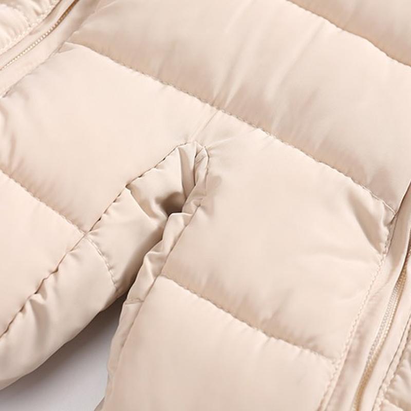 Baby Boy Girl Cartoon Bear Romper Double Zipper Snowsuit