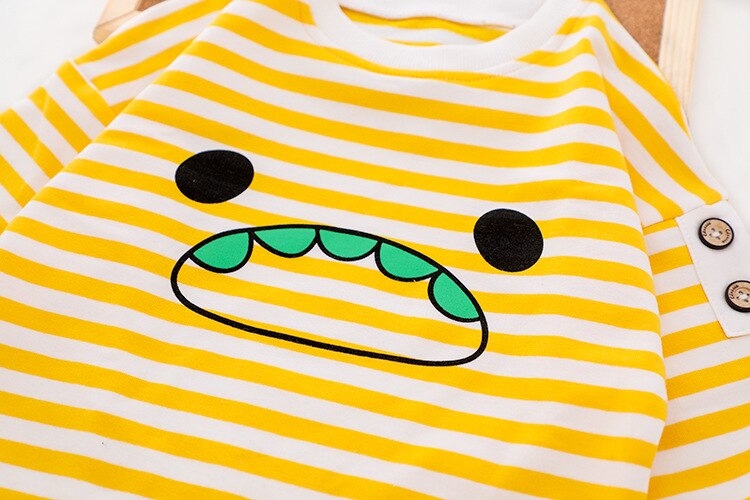 Baby Mädchen Jungen Kleidung Sets Gestreifte Jeans 2Pcs Outfit 1-4 Jahre