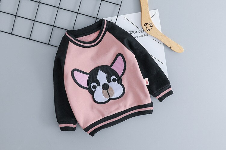 Baby Boys Girl Cartoon Dog 2 Pcs Sets Tracksuit 0-3 Years