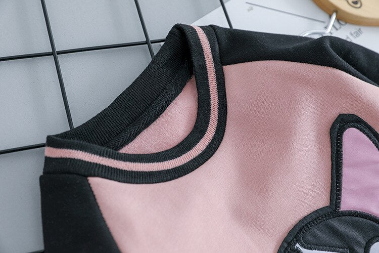 Baby Boys Girl Cartoon Dog 2 Pcs Sets Tracksuit 0-3 Years