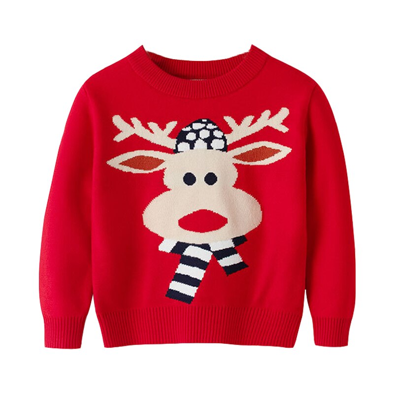 Kid Baby Boy Sweater Autumn/winter Cartoon Double Bottoming 2-6 Years