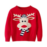 Kid Baby Boy Sweater Autumn/winter Cartoon Double Bottoming 2-6 Years