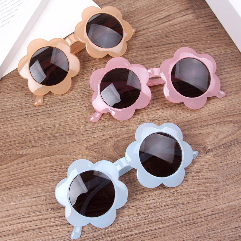 Baby Sunglasses Fashion Cute Flower Frame UV400 Eyeglasses