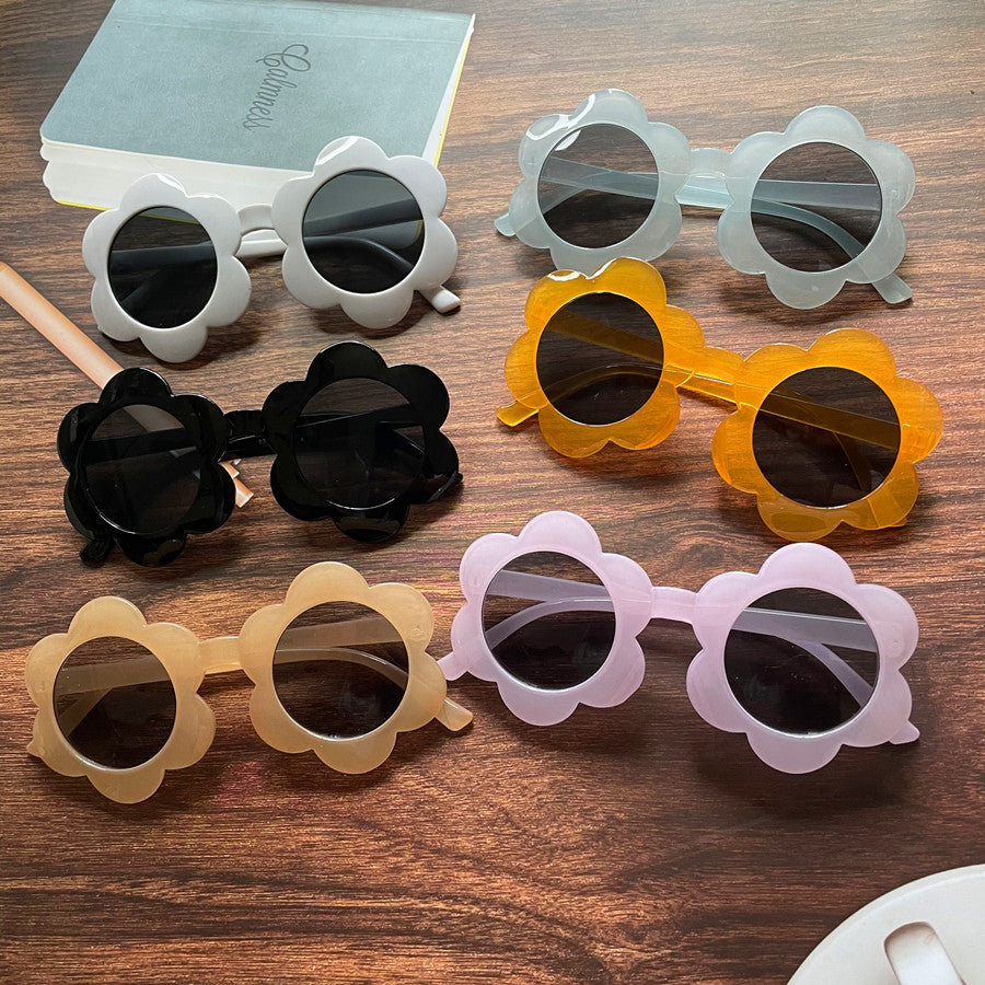 Baby Sunglasses Fashion Cute Flower Frame UV400 Eyeglasses