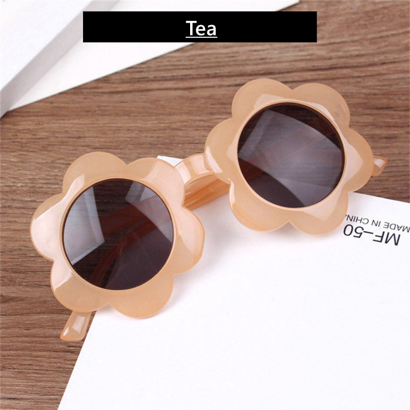 Baby Sunglasses Fashion Cute Flower Frame UV400 Eyeglasses