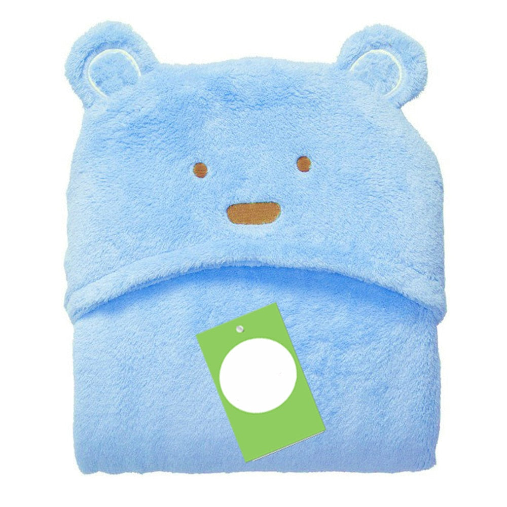 Baby Bath Towel Bathrobe Hooded Towels Lovely  Animal Cape - honeylives