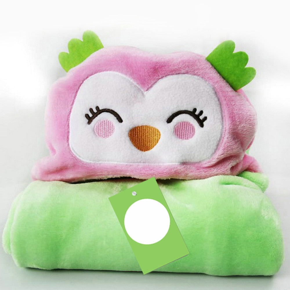 Baby Bath Towel Bathrobe Hooded Towels Lovely  Animal Cape - honeylives