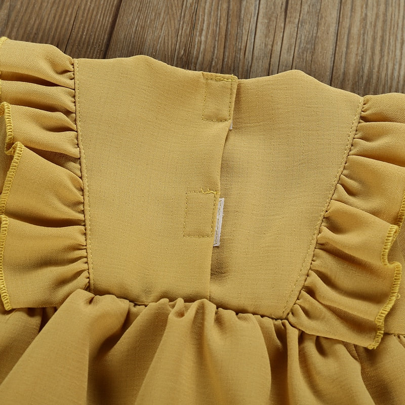 Baby Girls Long Sleeve Emboridery Flower Rompers Outfits Bodysuit