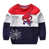 Kid Boy Trendy Knit Long-sleeved Round Neck Sweater