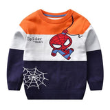 Kid Boy Trendy Knit Long-sleeved Round Neck Sweater