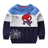 Kid Boy Trendy Knit Long-sleeved Round Neck Sweater