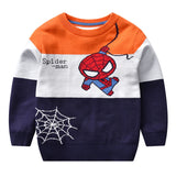 Kid Boy Trendy Knit Long-sleeved Round Neck Sweater