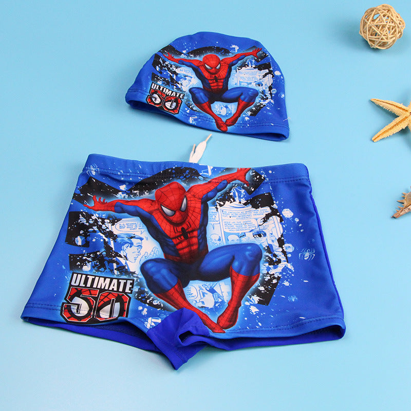 Baby Boy Swimwear Summer Shorts Cartoon Captain Swimsuits Trunks