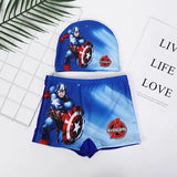 Baby Boy Swimwear Summer Shorts Cartoon Captain Swimsuits Trunks