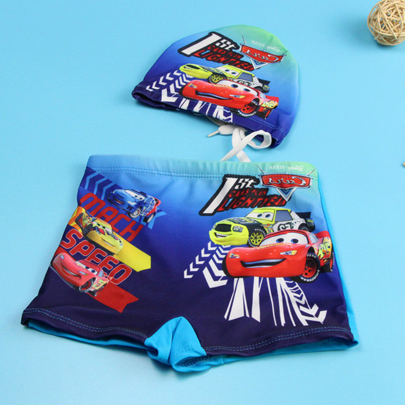 Baby Boy Swimwear Summer Shorts Cartoon Captain Swimsuits Trunks