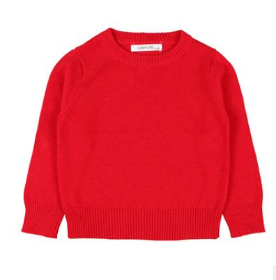 Kid Baby Boy Girl Warm Long Sleeve Autumn Red Christmas Sweaters