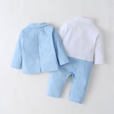Baby Boys Newborn Sky Blue Sets Spring Autumn Suit 2 Pcs