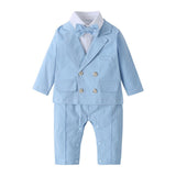 Baby Boys Newborn Sky Blue Sets Spring Autumn Suit 2 Pcs