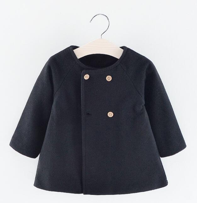 Baby Girl Spring Winter Wool Blends Jacket Coat Costume Outerwear
