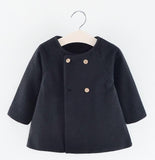 Baby Girl Spring Winter Wool Blends Jacket Coat Costume Outerwear