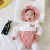 Baby Girl Newborn Long Sleeve Bodysuit  Birthday Rompers Jumpsuits