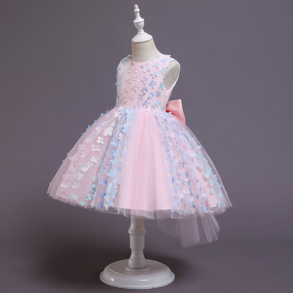 Kid Baby Girls Dress Petal Sweet Princess Vestidos Tutu Dresses