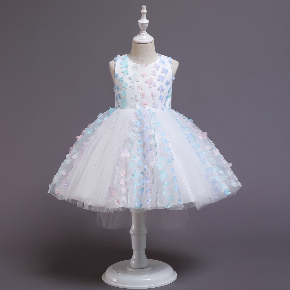 Kid Baby Girls Dress Petal Sweet Princess Vestidos Tutu Dresses